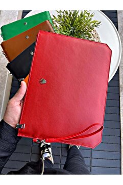 WATCHOFROYAL Clutch Red El Çantasi