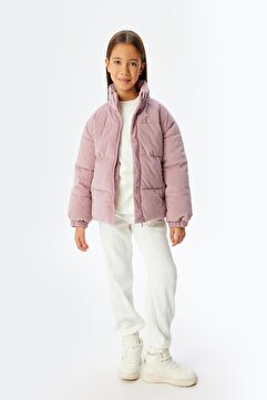 Koton Pembe Kız Çocuk Ceket 5WKG20006AW