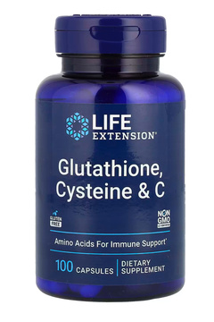 Life Extension , Glutathione, Cysteine & C, 100 Capsules usa vers.0583