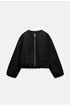 IŞILDA FASHION Kadın Giyim Kaşe Bomber Ceket