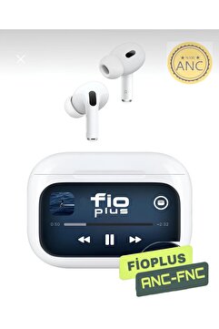 FİOPLUS Air Pro 2 Anc Dokunmatik Ekranlı Bluetooth Kulaklık İos Android Tüm Telefonlara Uyumlu Kulaklık