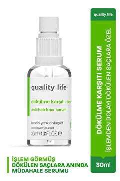 Quality Life Ql Saç Dökülmesine Karşı Serumu ( İşlemden Dolayı Dökülen Saçlara Özel Serum ) Dökülme Karşıtı Yağı