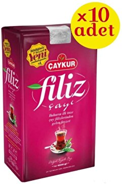 Çaykur Filiz Siyah Dökme Çay 10 x 1 Kg