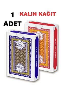 OYUNKAFASI 1 Adet KALIN Kağıt, Iskambil, Pişti, Oyun Kağıdı, Briç, Batak, 52 Oyun Kağıdı