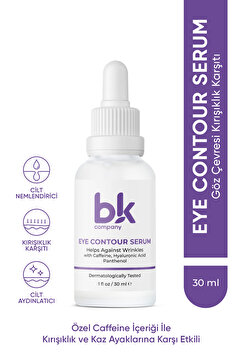 BK COMPANY Göz Altı Aydınlatıcı Ve Kırışıklık Karşıtı Bakım Serumu 30 Ml (caffeine 6% - Regu Age)