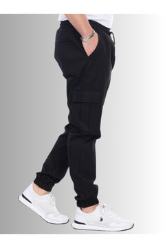 wamoss 2025 Enk Baggy Fit Battal Beden Lastikli Kargo Pantolon Yk12