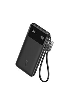 Anker Powercore 10000 Mah Taşınabilir Hızlı Şarj Cihazı - Usb C Kablolu - 22,5w - Siyah - A1388