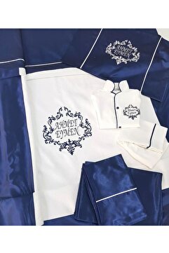 YASOM TASARIM İsime Özel Sünnet Pijama Takımı & Yatak Takımı 5 Parça