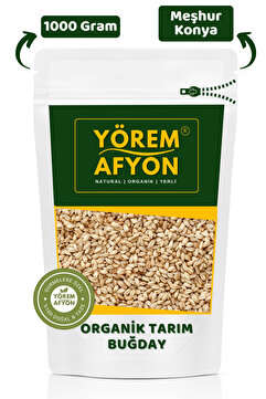 Gülçehre Yörem Afyon Meşhur Konya Yeni Mahsul Organik Tarım Buğday, Emmer | 1000gr.
