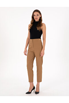 Pierre Cardin Bej Carrot Fit Kumaş Pantolon 50302509-VR011