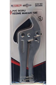 Genel Markalar BAY-TEC MK0685 PVC Boru Kesme Makası 42 mm Gri