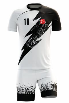 ACR Giyim Tekstil Forma Baskı Futbol Forması Şimşek Model - Kişiye Özel Isim Ve Numara Yazılabilir Dijital Baskı Tasarım