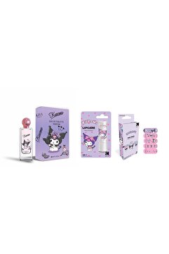 kuromi Lisanslı Parfüm ve Lipcare Seti Body Mist 100 ML