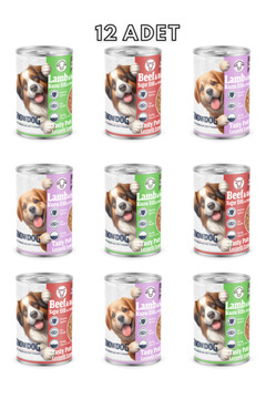 Snow Dog Premium Kıyılmış Karışık Köpek Konservesi 12 Adet*400 G