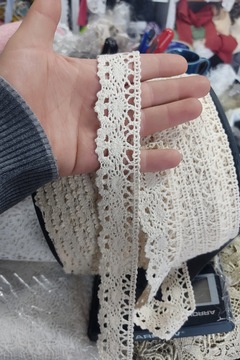 DUAYEN Güpür dantel pamuk kopanaki çıtır erkoç kenar desen 1 metre