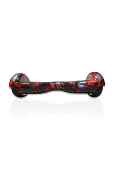 CityMate Elektrikli Kaykay Scooter Hoverboard 6.5 Inch Kızıl Gökyüzü Desenli Akıllı Dengeli -d15