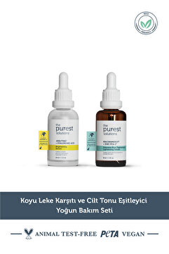 The Purest Solutions Koyu Leke ve Cilt Tonu Eşitlemeye Yardımcı Bakım Seti
