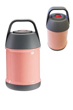 Miyou Pembe 304 Çelik 450 ml Vakumlu Bebek Mama Yemek Saklama Termosu cin297pm