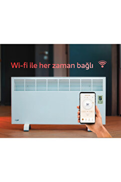 ivigo İvigo Wifi Uzaktan Erişimli Konvektör Isıtıcı 2500 Watt Beyaz EPK4590W25B