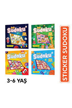 yükselen zeka 3-6 Yaş Stickerlı Sudoku Seti