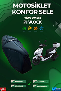 pinlock Kuba Pesaro Motosiklet Konfor Sele ve Koltuk Kılıfı Visco Sponge
