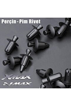 YSGMOTOPARTS Nmax Xmax Grenaj Perçin Rivet Pim Plastik Vida Seti 10 Adet