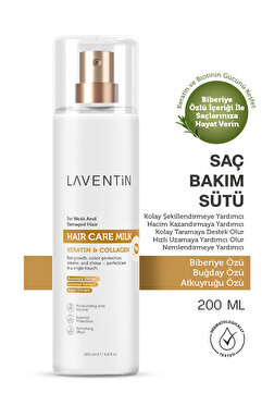 Laventin Biberiye - Argan - Keratin içeren Besleyici Ve Onarıcı Saç Bakım Spreyi 200 ml