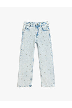 Koton Taş Detaylı Regular Fit Kot Pantolon - Straight Fit Jean