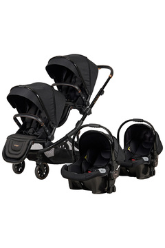 Prego Ibiza Travel System (SEYEHAT SİSTEM) Ikiz Bebek Arabası 2 Adet Puset Tam Set gri (YENİ MODEL)