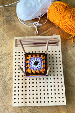 Arkaik Craft Motif Tahtası Ahşap Motif Germe Tahtası 30x22 Cm