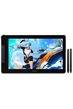 veikk VK1600 15.6" FHD IPS 16384 Yüksek Basınç Profesyonel 5080 LPI Grafik Tablet + 2 Kalem
