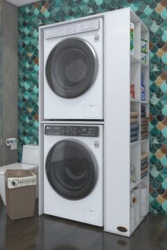 Kenzlife Çamaşır-Kurutma Makinesi Dolabı Bolodenka Byz 180*090*60 Banyo Kapaksız Arkalıksız
