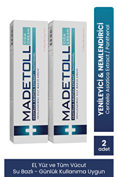 Madetoll Nemlendirici Cilt Bakım Kremi 30 gr 2 Adet