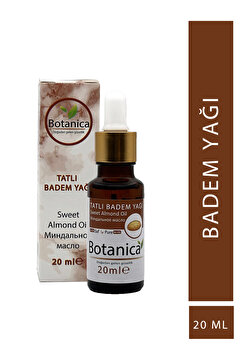botanica Tatlı Badem Yağı Kirpik Uzatma Saç Sakal Bakım Kirpik Uzatma Saç Dökülmesi Kepek Önleme 20 Ml