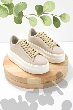 Bambi Bej Kadın Sneaker K01344008009