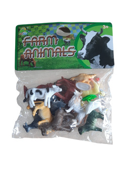 Genel Markalar 12 Parça Çiftlik Hayvanları Figür Hayvanlar 3-6 Cm Arası