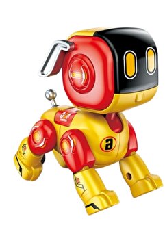 Seher Sesli Ve Işıklı Dokunmatik Robot Köpek