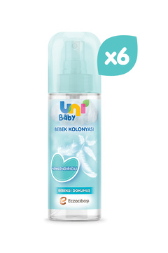 Uni Baby Kolonya Bebeksi Kokular 150 ml X 6 Adet