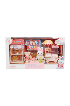 Bay Dreamy Bay Dreamy Mini Tavşan Bisiklet Yemek Standı Seti