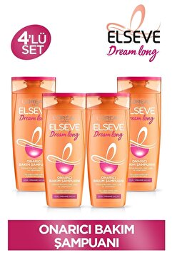 Elseve Dream Long Onarıcı Bakım Şampuanı 400ml 4'lü Set