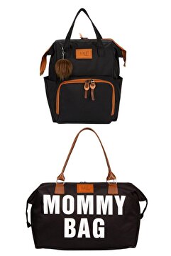 Lui Baby Anne Bebek Bakım Sırt Çantası Termal Biberonluk Ve Mommy Bag Anne Bebek Bakım Çantası Termal Biberon
