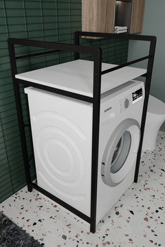 Remaks Sundra Banyo Dolabı Çamaşır ve Kurutma Makinesi Dolabı Beyaz