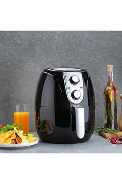 Schafer Thermochef Smart Airfryer/Sıcak Hava Fritözü-Siyah