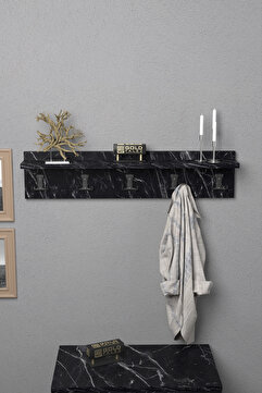 Duvar Askılığı Siyah 80 cm