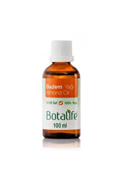 Botalife Saf Tatlı Badem Yağı 100ml Soğuk Pres %100 Doğal Sıkım