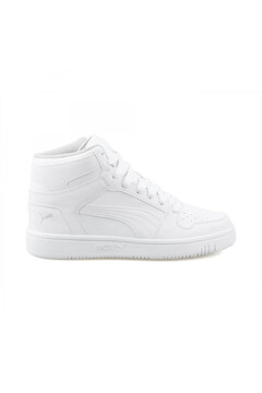 Puma 370486 02 Rebound Layup SL JR Beyaz-Gri Spor Ayakkabı