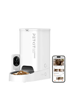 Petkit Yumshare Solo Kameralı Akıllı Mama Kabı Beyaz (Resmi Distribütör Garantili)