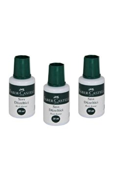 Faber Castell Sıvı Düzeltici 20 Ml 3 Adet