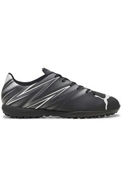 Puma Attacanto TT 107478-01 Erkek Halı Saha Ayakkabısı SİYAH-BEYAZ