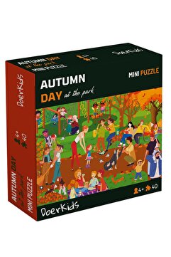 DoerKids Huzurlu Bir Sonbahar Günü Sakinleştirici Mini Puzzle | 3-7 Yaş - 40 Parça
